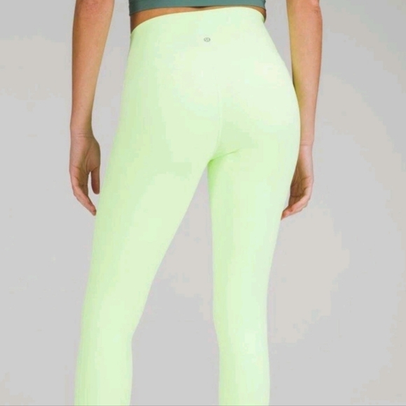Lululemon Align High Rise Double Layer Faded Zap Highlighter Yellow - Picture 7 of 9
